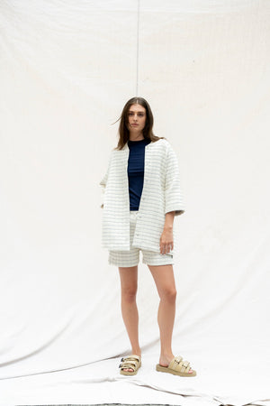 BODYBAG by Jude Kyoto Jacket (Tiles Blue, Tiles Cream)