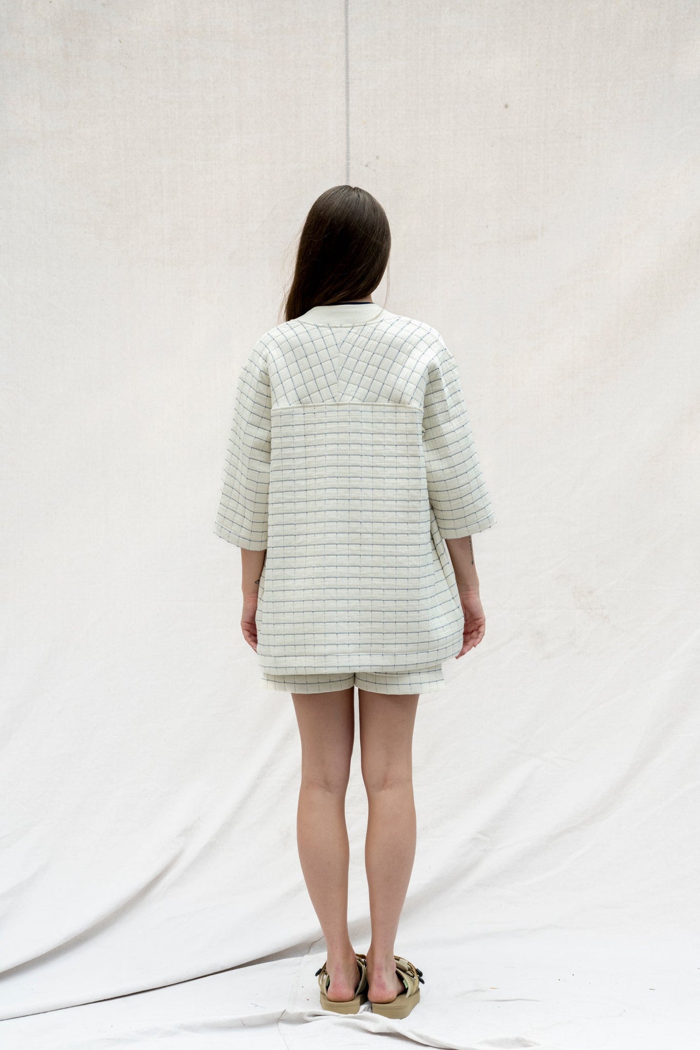 BODYBAG by Jude Kyoto Jacket (Tiles Blue, Tiles Cream)