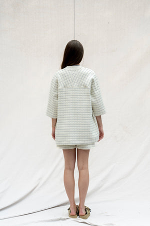 BODYBAG by Jude Kyoto Jacket (Tiles Blue, Tiles Cream)
