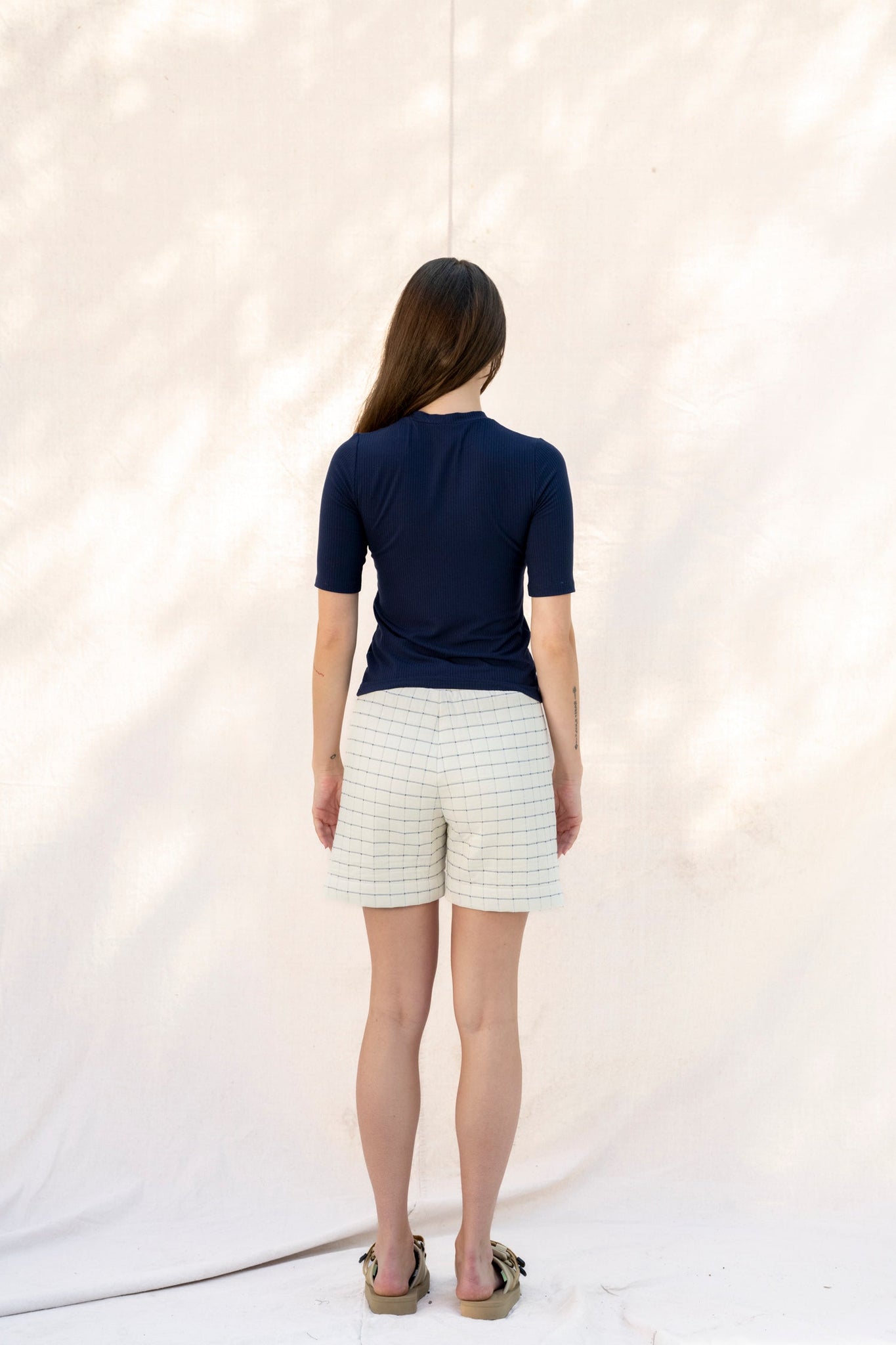 BODYBAG by Jude Kyoto Shorts (Tiles Blue & Tiles Cream)
