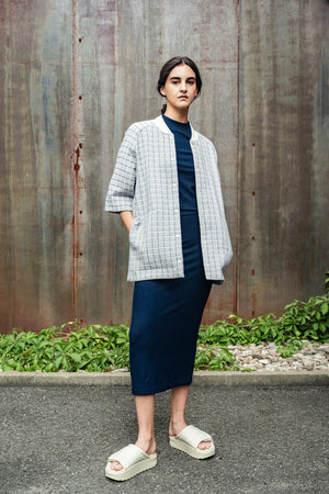 BODYBAG by Jude Kyoto Jacket (Tiles Blue, Tiles Cream)