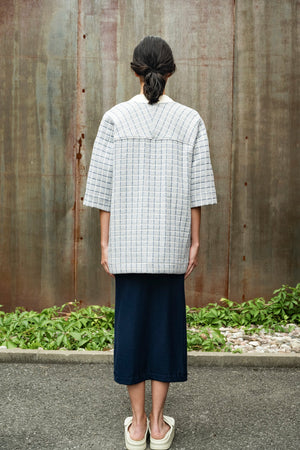 BODYBAG by Jude Kyoto Jacket (Tiles Blue, Tiles Cream)