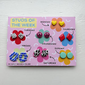 Night Moves Atelier Mini Studs of the Week Gift Pack