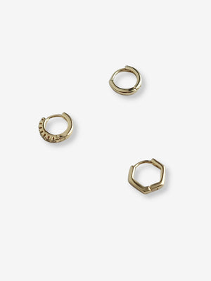 Coutukitsch Hex Mini Hoops