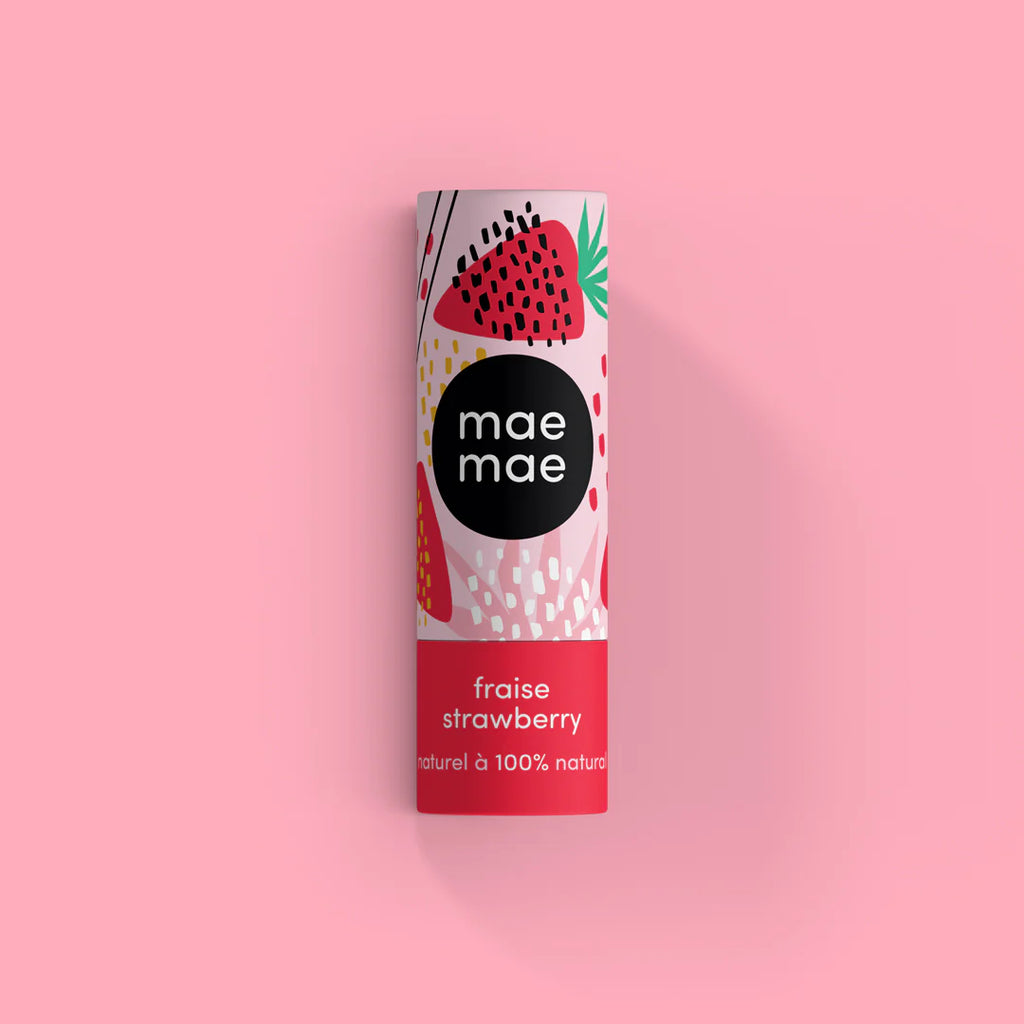 Maemae Strawberry Natural Lip Balm