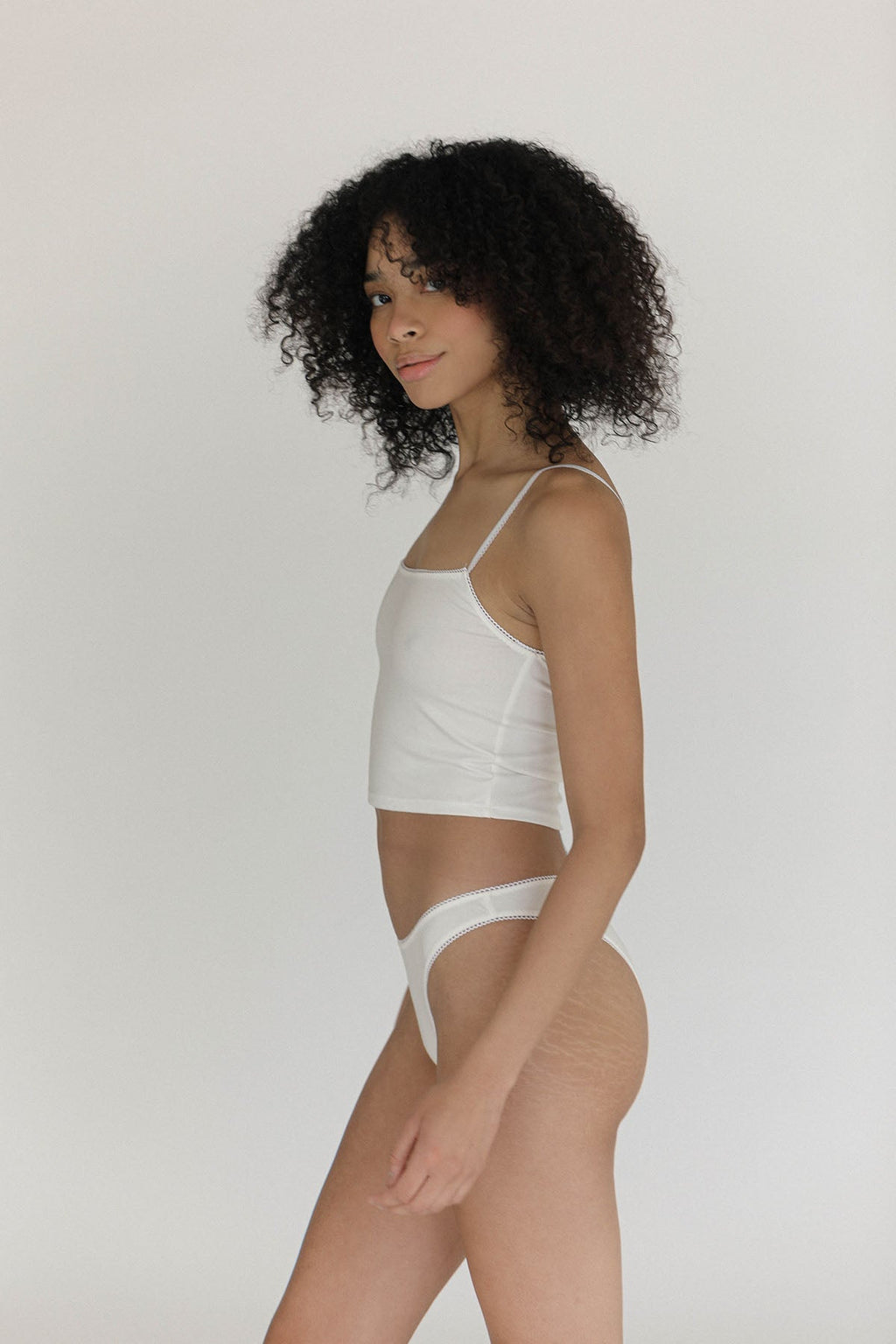 The Saltwater Collective Bamboo Thong (Ivory)