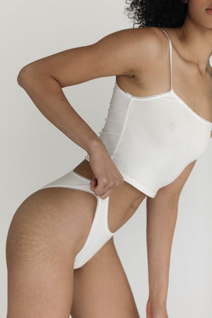 The Saltwater Collective Bamboo Thong (Ivory)