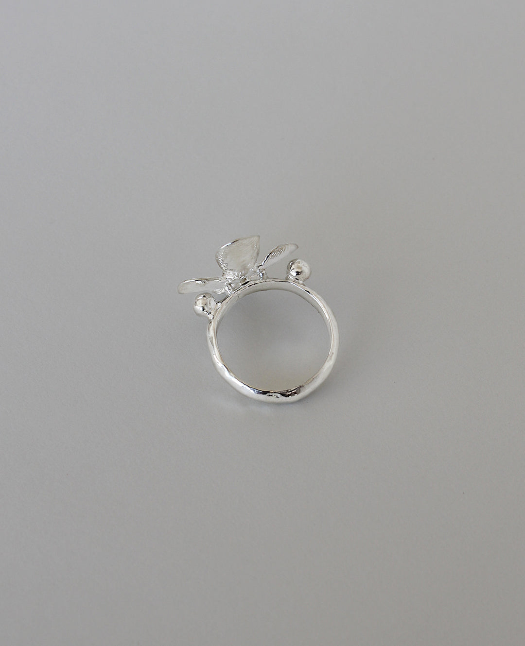 ORA-C Cardamine Silver Ring (Onyx)
