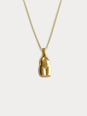 Wolf Circus The Woman Vase Necklace (Gold)