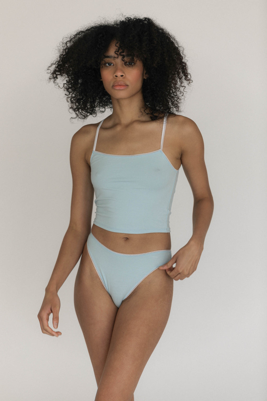 The Saltwater Collective Bamboo Cami (Sky)