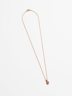 Wolf Circus Nina Necklace in Pink (Gold)