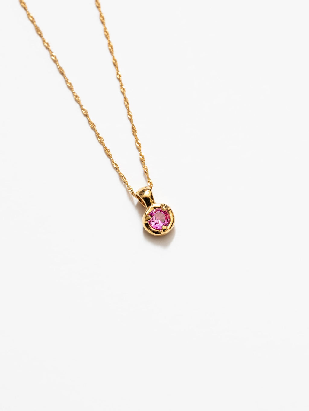 Wolf Circus Nina Necklace in Pink (Gold)